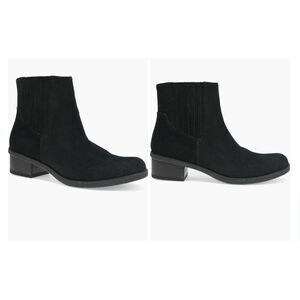 New Dansko Daisie Waterproof Chelsea Women's Ankle Boot Black Suede 41 (10.5-11)